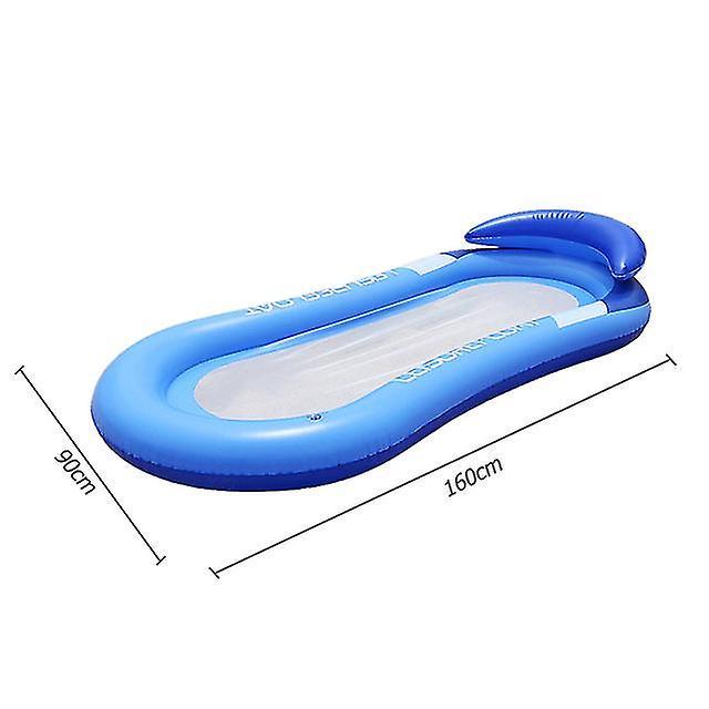 Youte Inflatable Mattress Swimming Pool Inflatable Sleeping Mattress Blue A