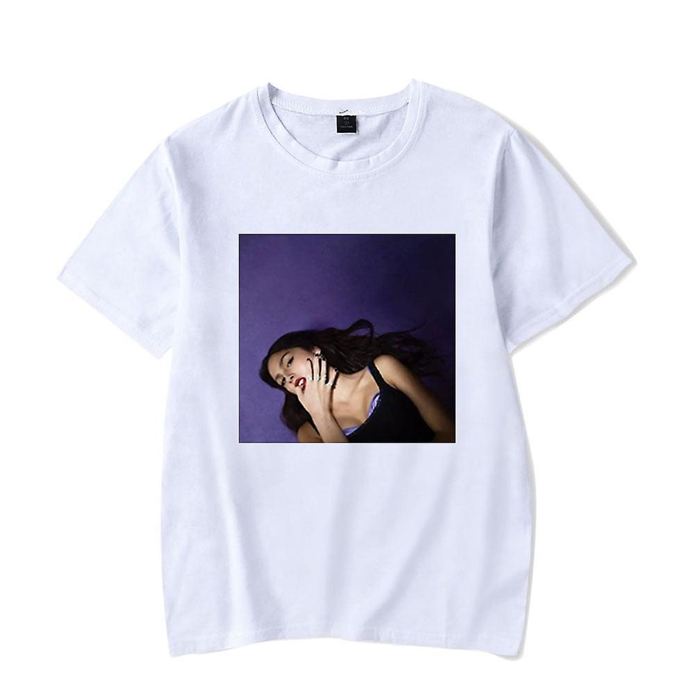 Whbyv Olivia Rodrigo Guts Tshirt 2023 New Album Short Cotton White L