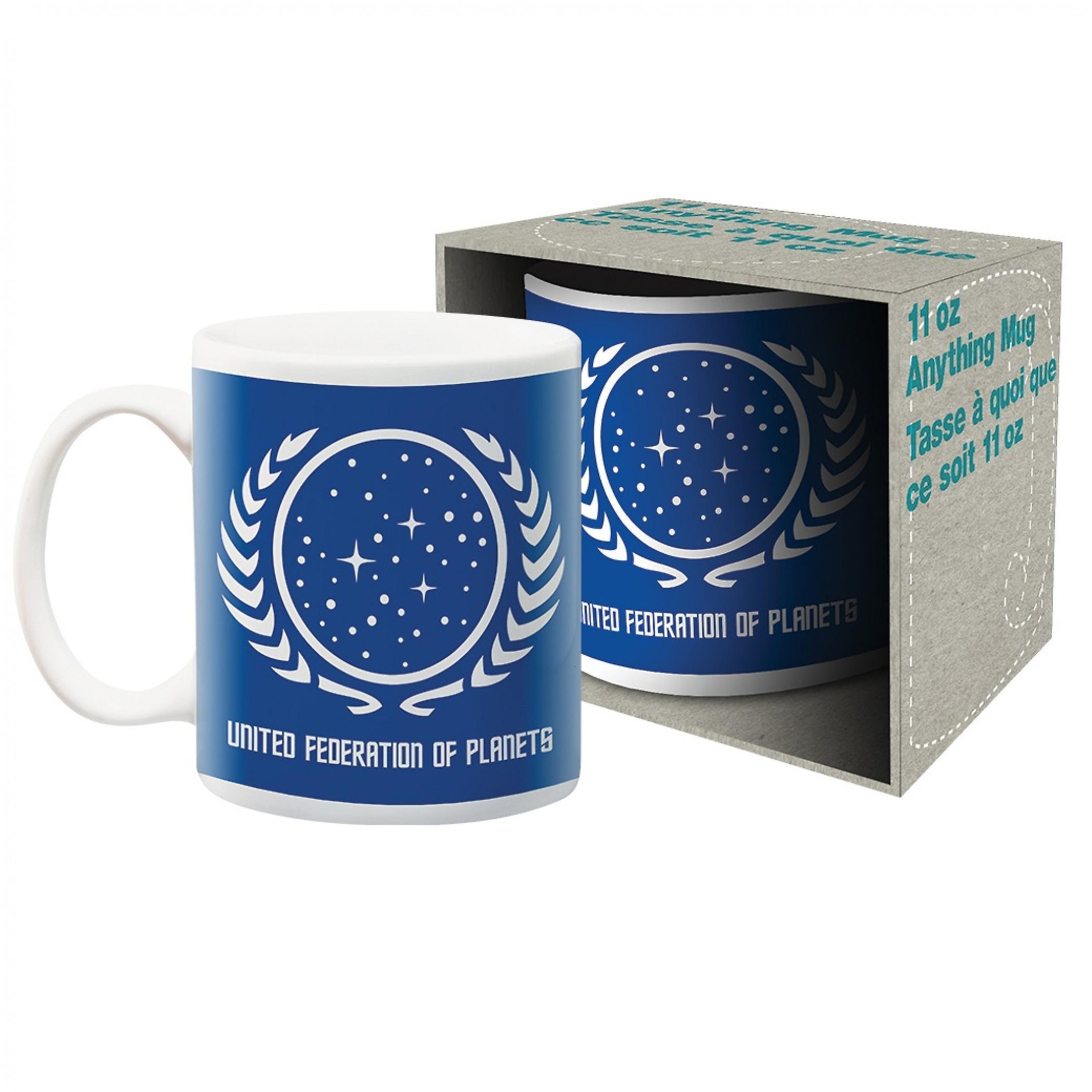 Tv Shows Star Trek United Federation of Planets Ceramic Mug Multi-Color