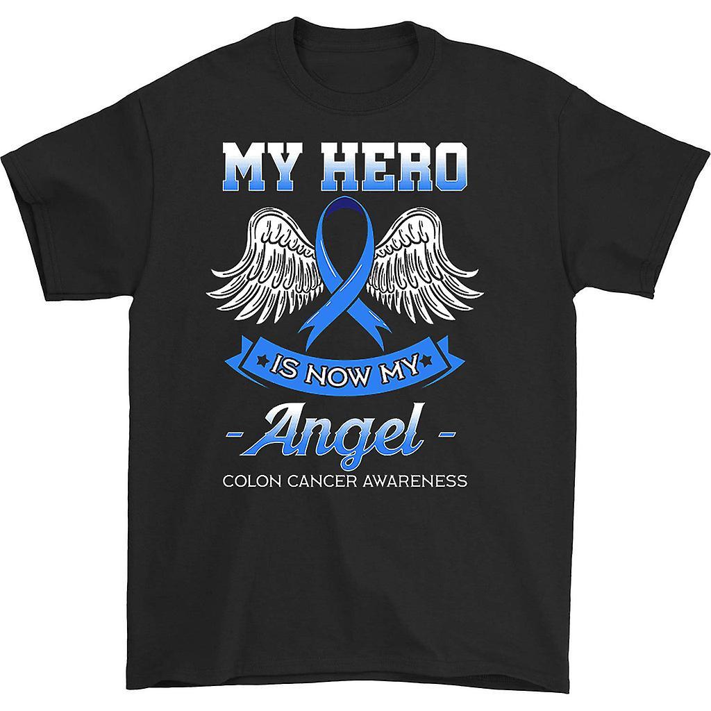 HISHARK My Hero is Now My Angel T-shirt Black XL