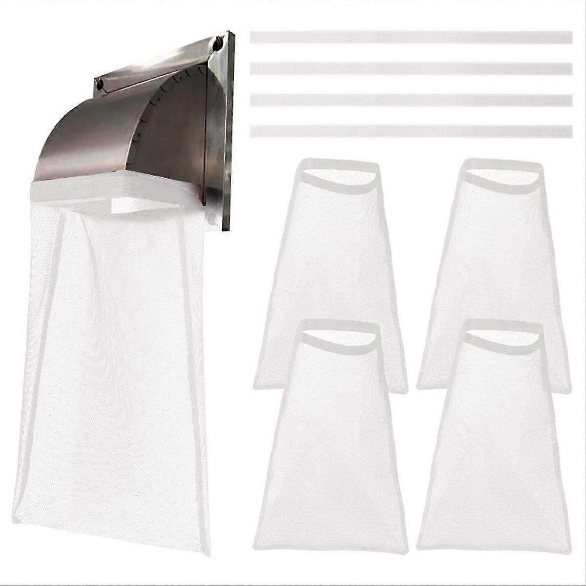 Shenzhen Xuehaizhou 4pack Dryer Vent Lint Bags Lint Traps Lint Dust Bag For Outdoor Dryer Vents Capturing Lint And Dust