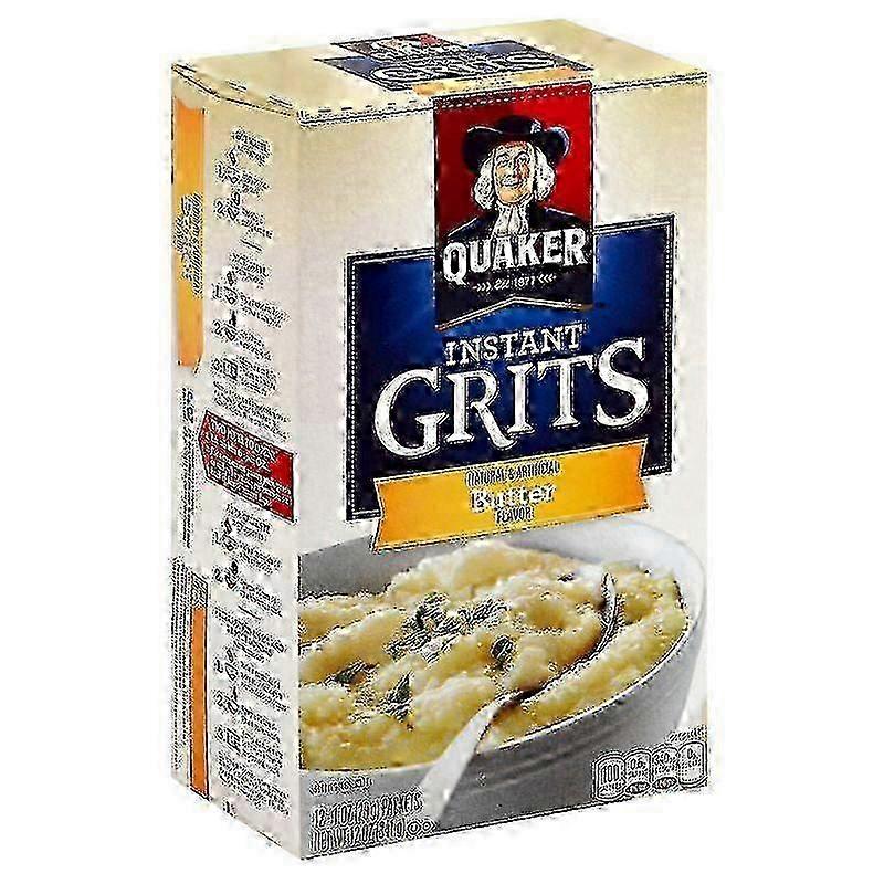 Quaker Instant Grits With Butter, 12 Ea