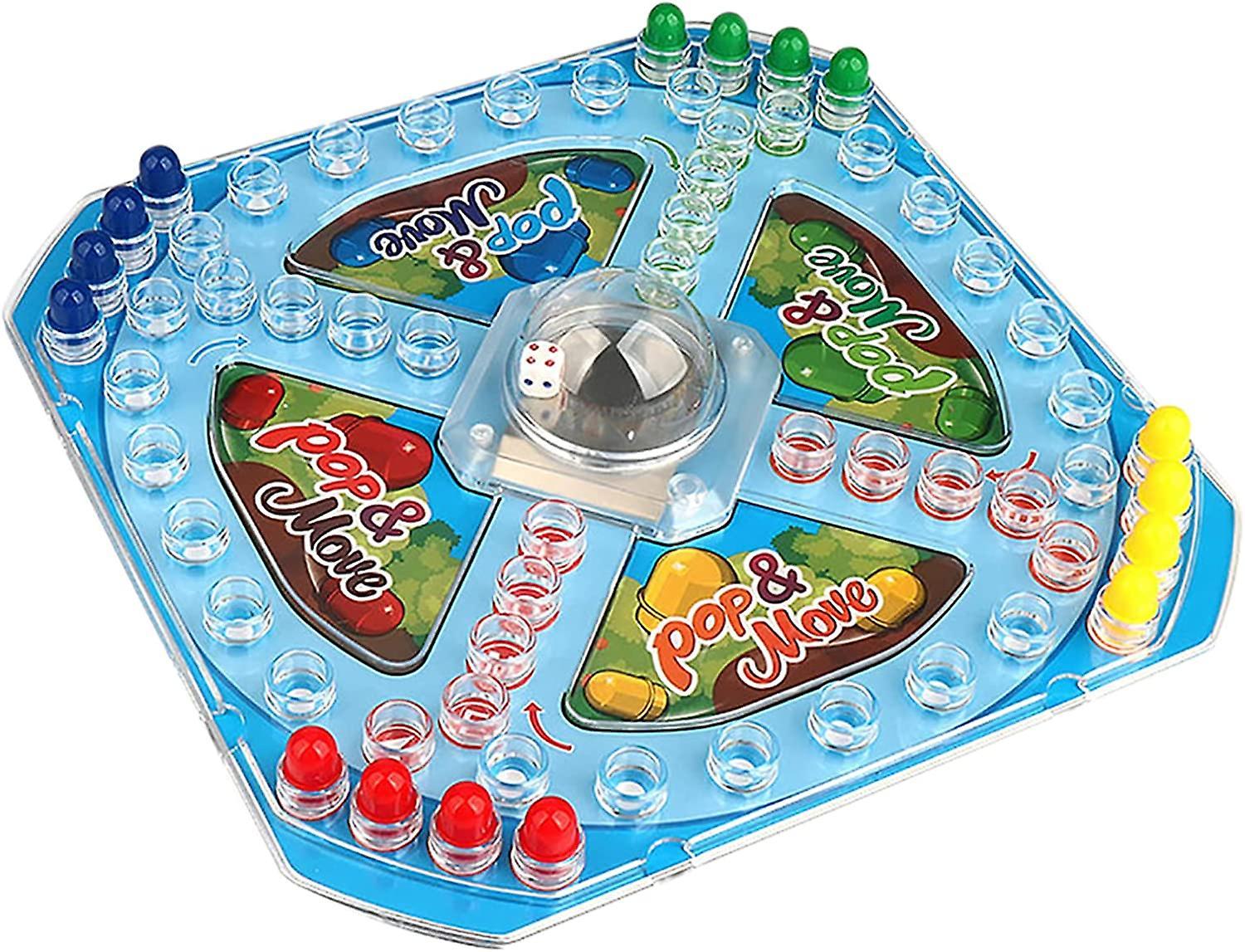 Frusde Frustration Board Games, Racing And Chasing To Base Game For Kids, Fun Parent-Child Game Education Toy Blue