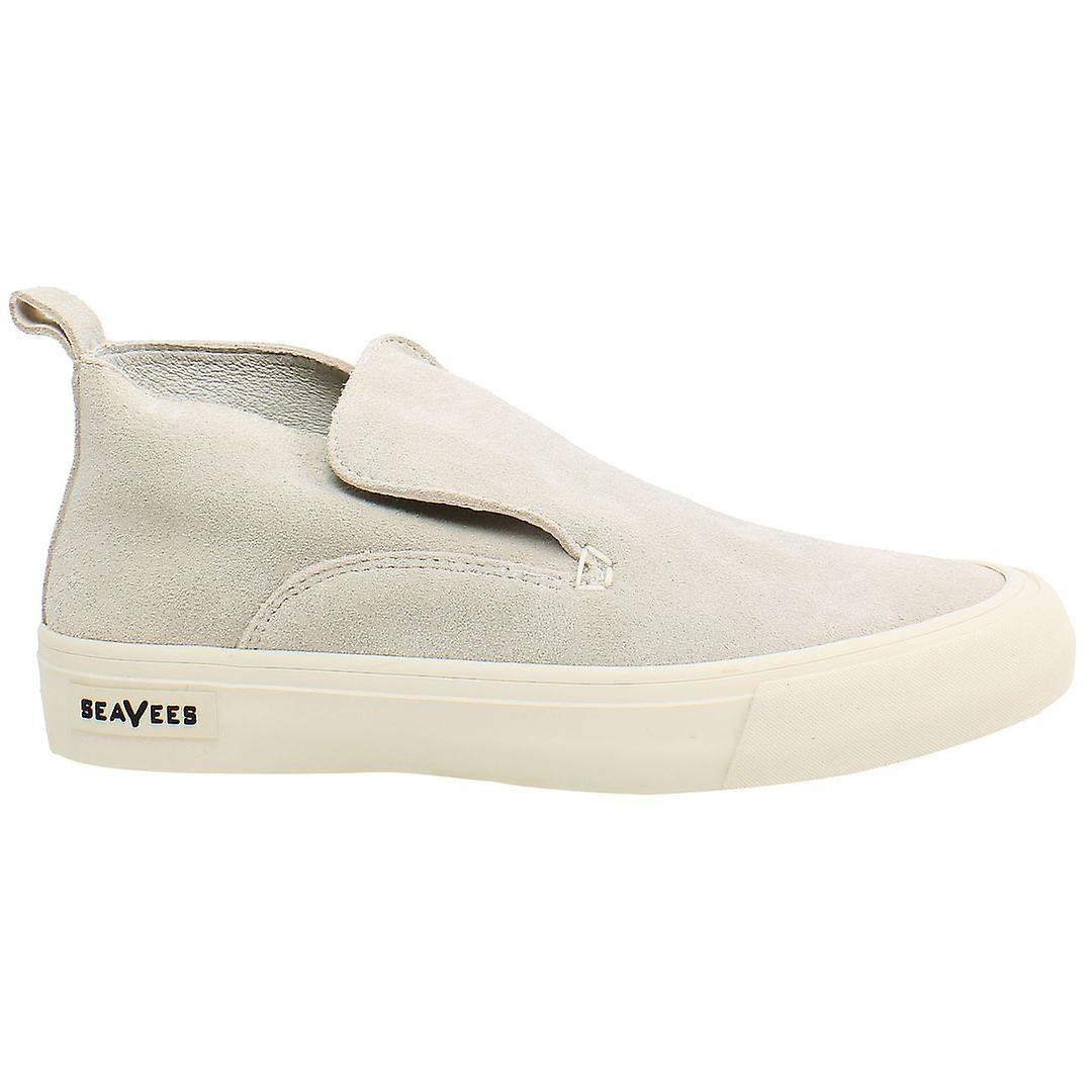 Seavees Huntington Middie Slip-On Beige Suede Leather Womens Shoes HUNTINGTON MIDDIE_OYSTER SUEDE UK 7 EU 40 US 9