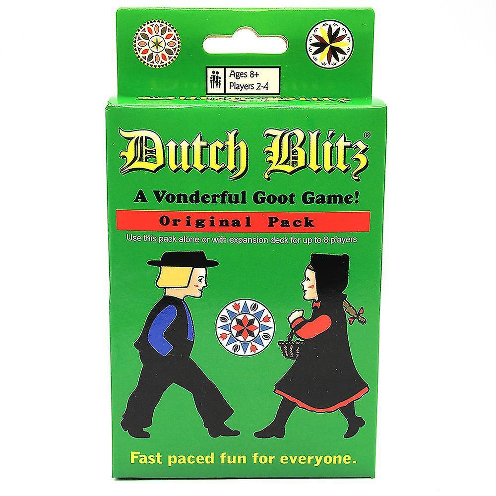 Htclv Kids Board Game Dutch Blitz Family Party Game Basic Edition