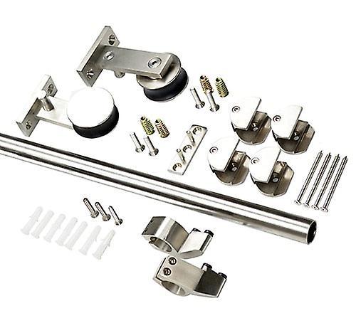 Slowmoose Stainless Steel,  Sliding Door Top Mount-hardware Kit 244cm single kit