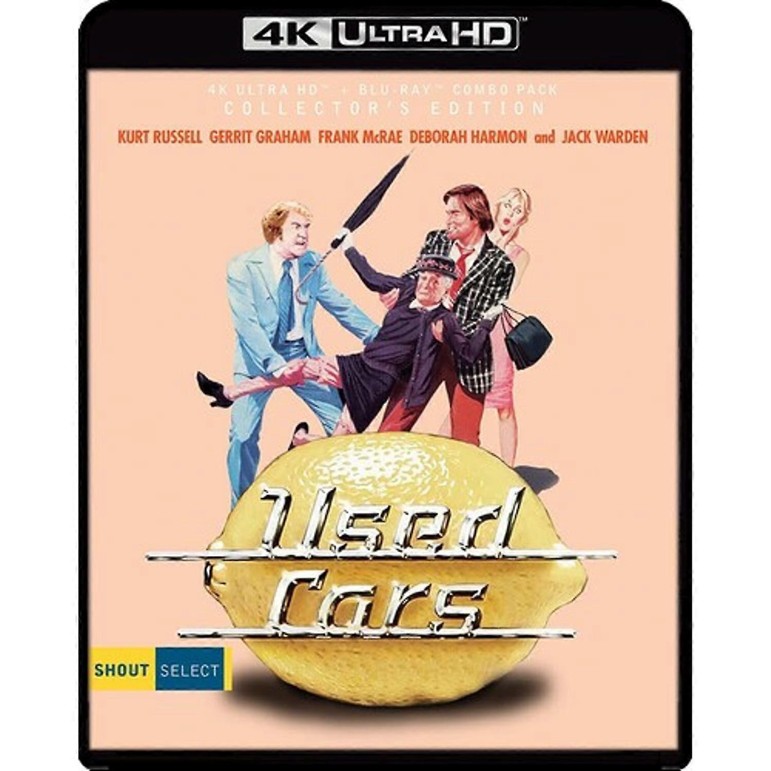 Shout Factory Used Cars (Collector's Edition)  [ULTRA HD BLU-RAY REGION: A USA] With Blu-Ray, 4K Mastering, Collector's Ed, 2 Pack USA import