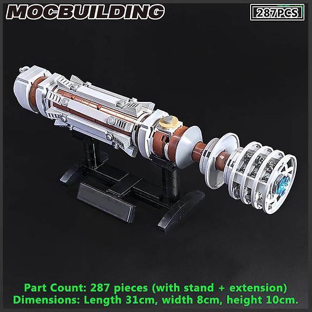 Building Blocks Lightsaber Model  Building Block Movie Weapon Brick Set The Dark Saber Diy Toy Birthday Gift Christmas Presents Ornament - Stacking...