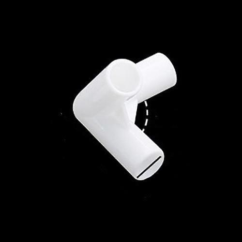 Slowmoose Pvc Straight Elbow Cross Connector -joint Tee Pipe White-4