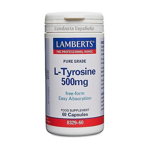 Lamberts L-Tyrosine 60 capsules of 500mg