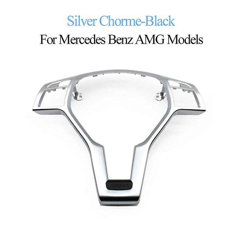 Car Steering Wheel Trim Cover Panel Outer Frame For Mercedes Benz Amg A B C E Glk Class W176 W246 W204 C204 X204 W212 W218 W177 Vehicle Steering Wh...