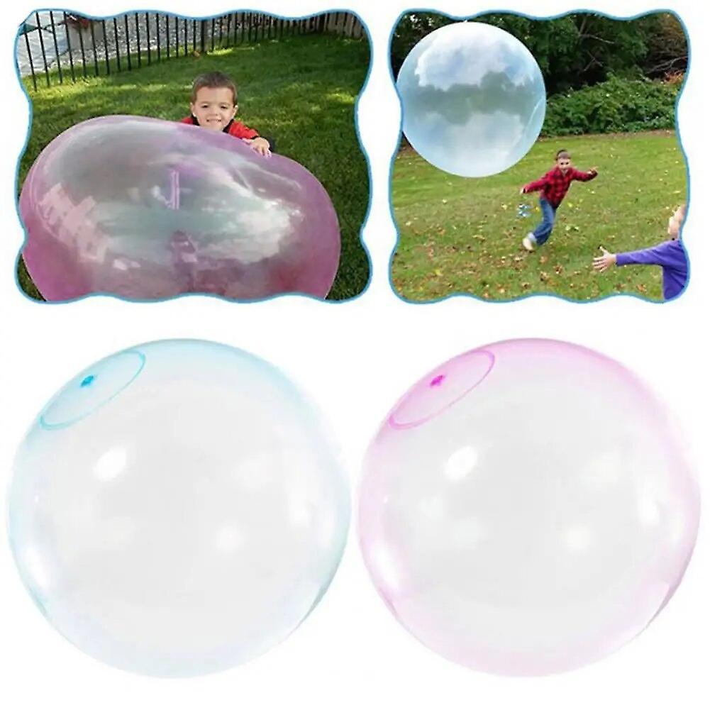 Elwxc 40-80cm Giant Elastic Water-filled Ball Tpr Interactive Swimming Pools Toy Water Filled Ball Water Balloons For Beach Yellow 60cm