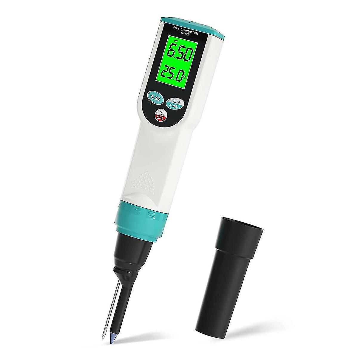 Guangzhou Yunlan Trading Co., Ph Meter With Atc Food Ph Tester, Waterproof Digital Food Ph Meter With High Accuracy Ph/temperatur-