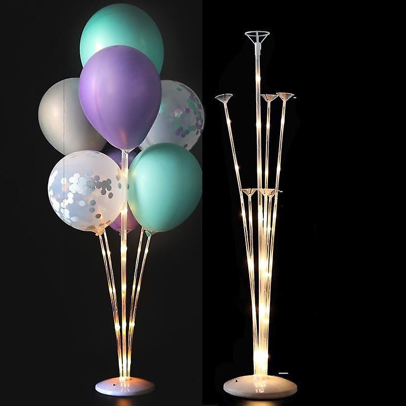 Slowmoose Birthday Party Balloons Stand Holder Column Confetti Decorations Kids Adult led balloon stand