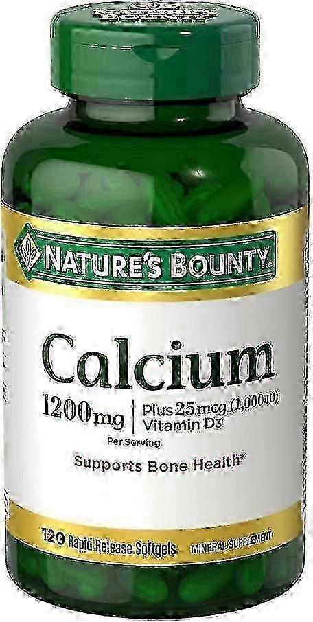 Natures Bounty Nature's bounty calcium plus vitamin d3, 1200 mg, softgels, 120 ea