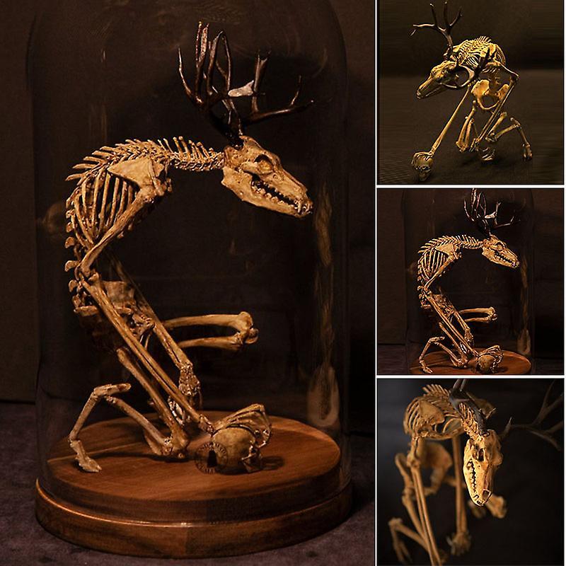 unbrand Wendigo Skeleton Curiosity Cabinet Resin Desktop Ornament Home Office Decoration A