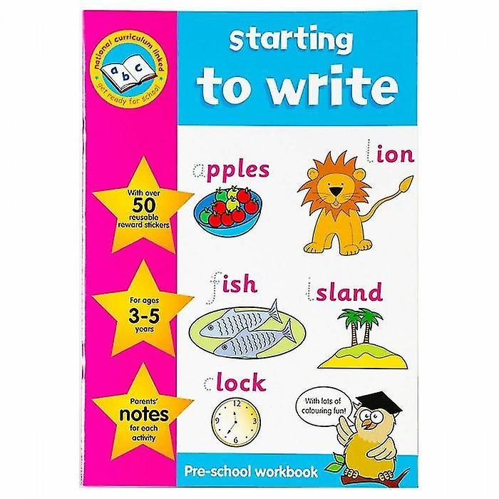 Generic Starting To Write A4 Activity Book Multicoloured One Size