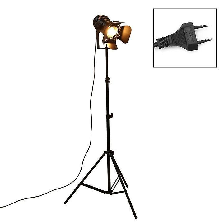 Slowmoose Floor Lamp Industrial Bar - Creative Studio Retro Tripod And Floor Lights Stand Black EU Floor Lamp