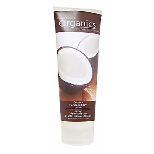 Desert Essence Hand & Body Lotion, Coconut 8 Oz (Pack of 1)