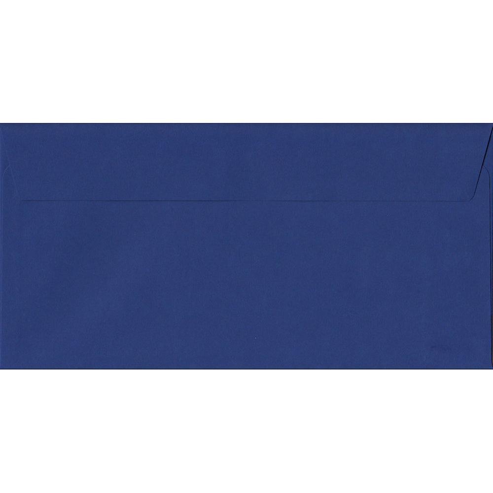 ColorSono Victory Blue Peel/Seal DL+ Coloured Blue Envelopes. 120gsm Luxury FSC Certified Paper. 114mm x 229mm. Wallet Style Envelope. 25