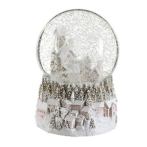 Gisela Graham Led Village Snowglobe