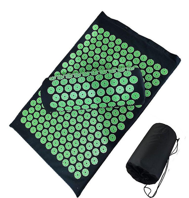 Massager Mat Shakti Mat Massage Yoga Mat Acupressure Relieve Stress Back Body Pain Spike Mat Acupuncture Massage Cushion  Yoga & Pilates Blocks bla...