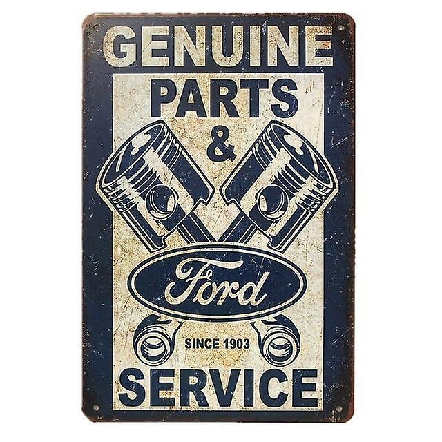 Slowmoose Vintage Gasoline, Motor Oil, Garage Service Wall Decor Metal Tin Signs 20x30cm / Pink