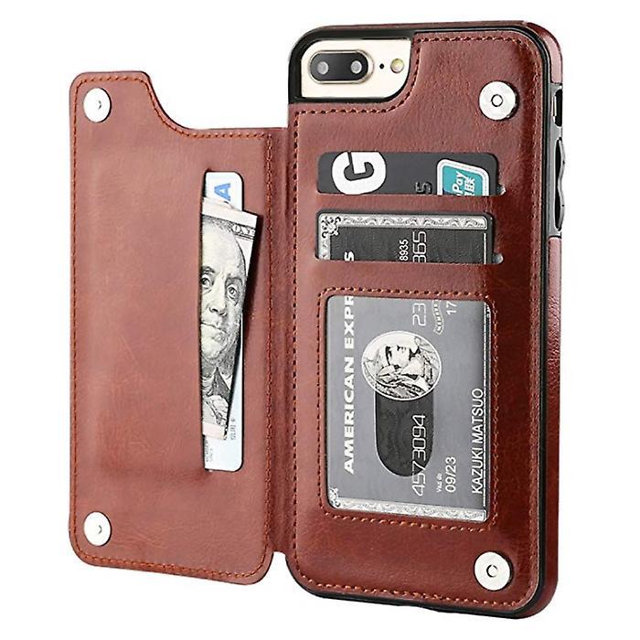 Stuff Certified ® Stuff Certified® Retro iPhone 11 Pro Leather Flip Case Wallet - Wallet Cover Cas Case Brown