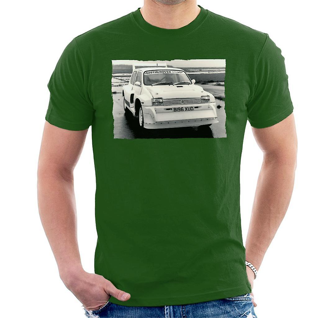 MG Austin Rover British Motor Heritage Men's T-Shirt Bottle Green X-Large