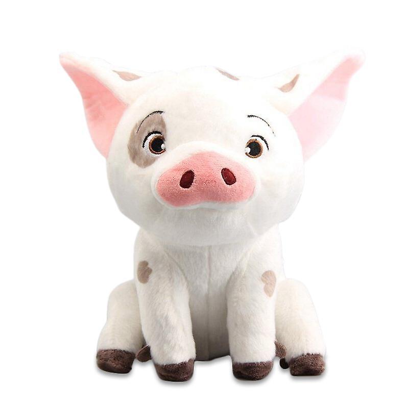 Darmowade Spotted Pig Small Plush Stuffed Animal 10 Inch Plush Pig Toy White