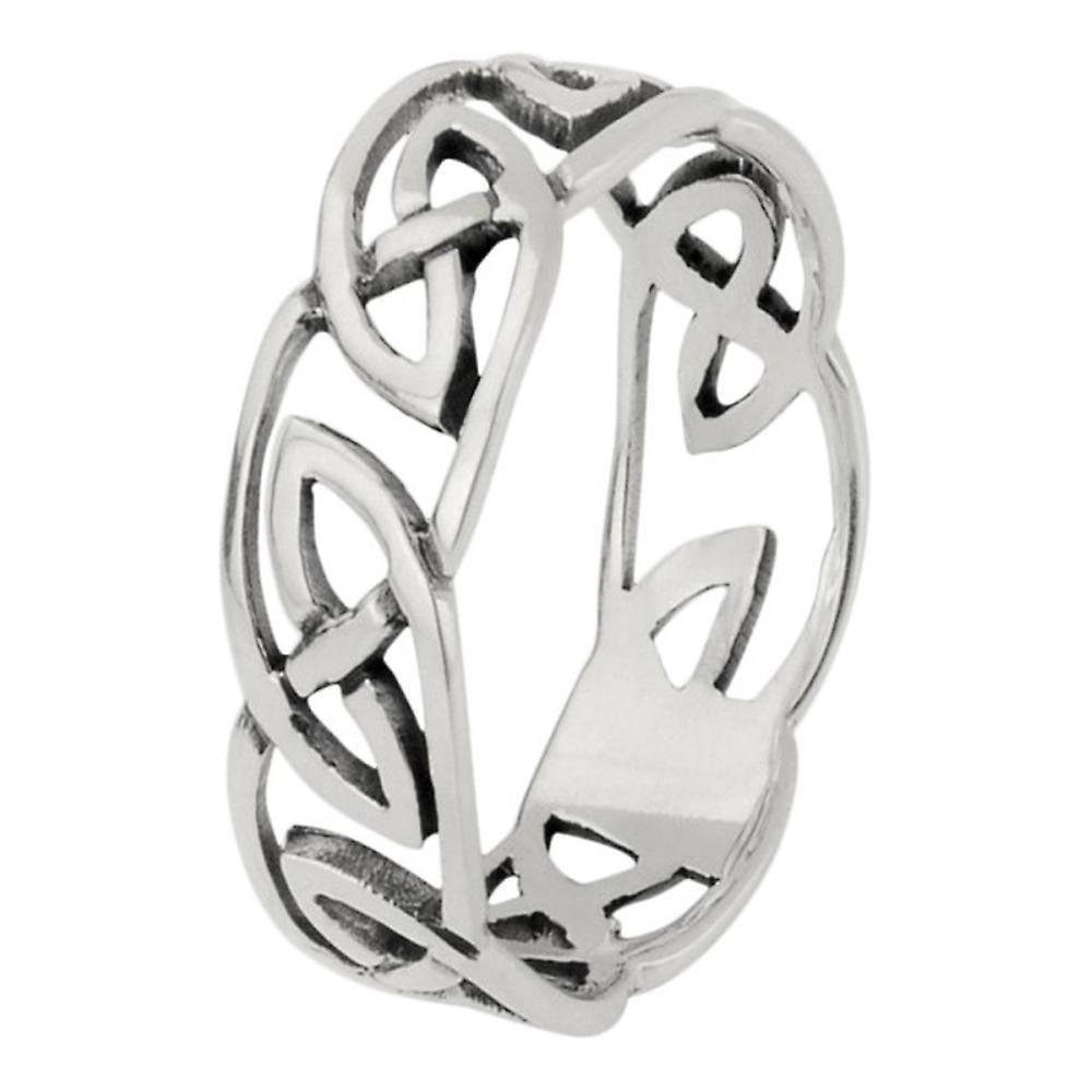 Hamilton and Young Celtic Eternity Interlace Knotwork Band Ring RingSize - 7