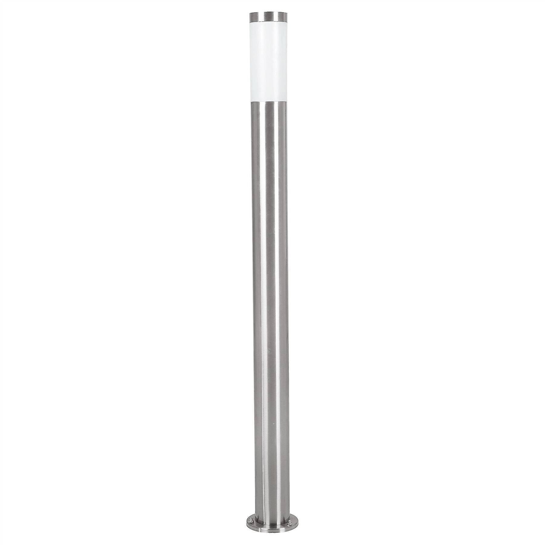 Eglo Lighting Helsinki 1 Light Outdoor Bollard Light Stainless Steel IP44, E27