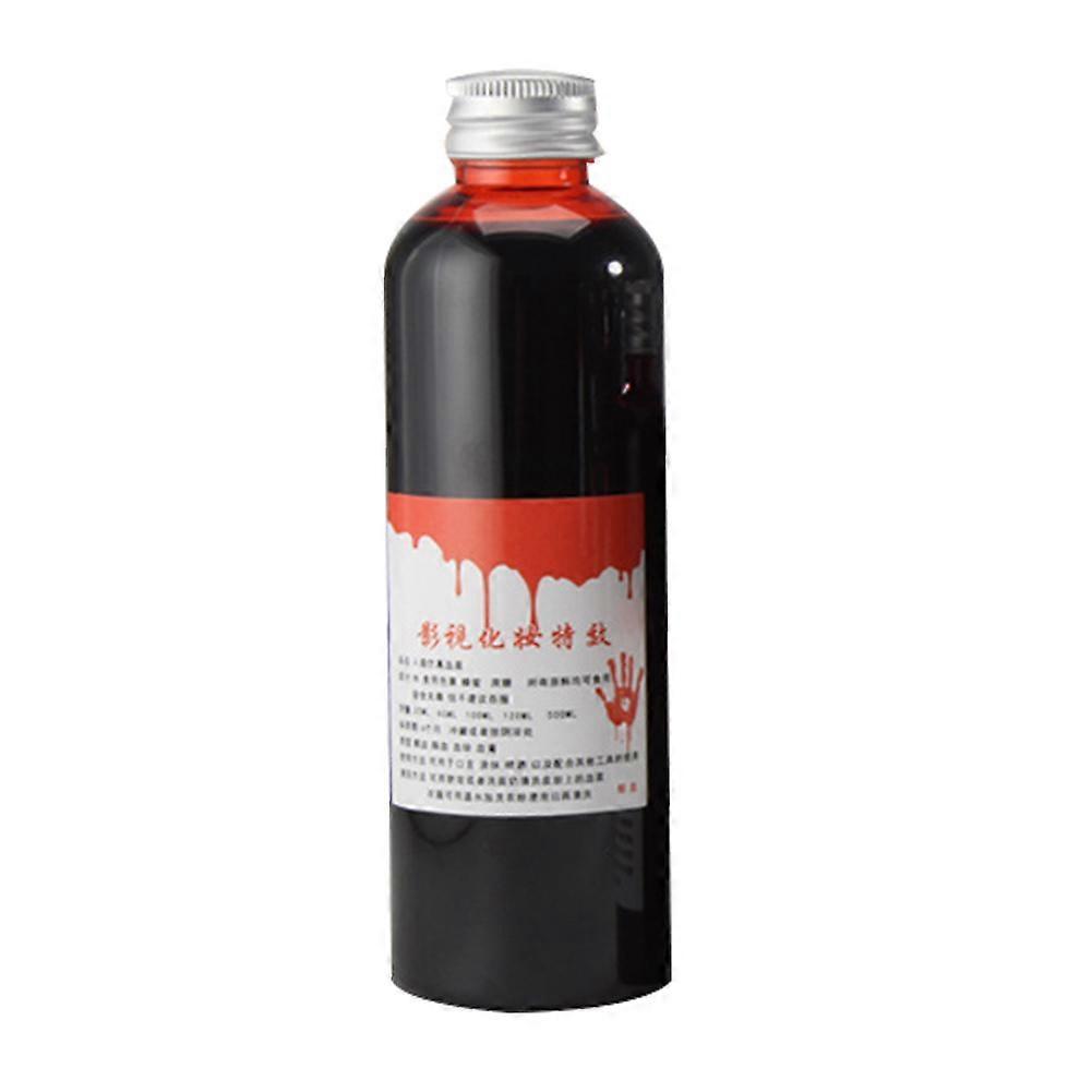 Sinknap 30/60ml/100ml/120ml Fake Blood Liquid Bottle Stage Prank Theatrical Cosplay Props 60ML Stale Blood