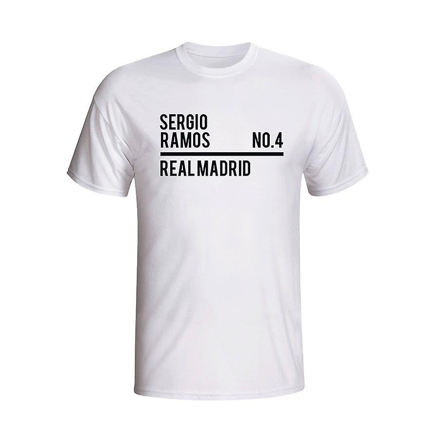 Gildan Sergio Ramos Real Madrid Squad T-shirt (white) XLW