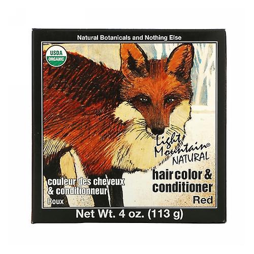 Light Mountain Natural Hair Color And Conditioner, Red 4 Oz (Pack Of 1)