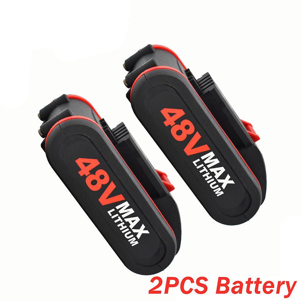 Atuto Max Latest 48v Rechargeable Battery For Electric Saw With Single Hand Operation  48v Max Power For Efficient Cutting 2PCS battery