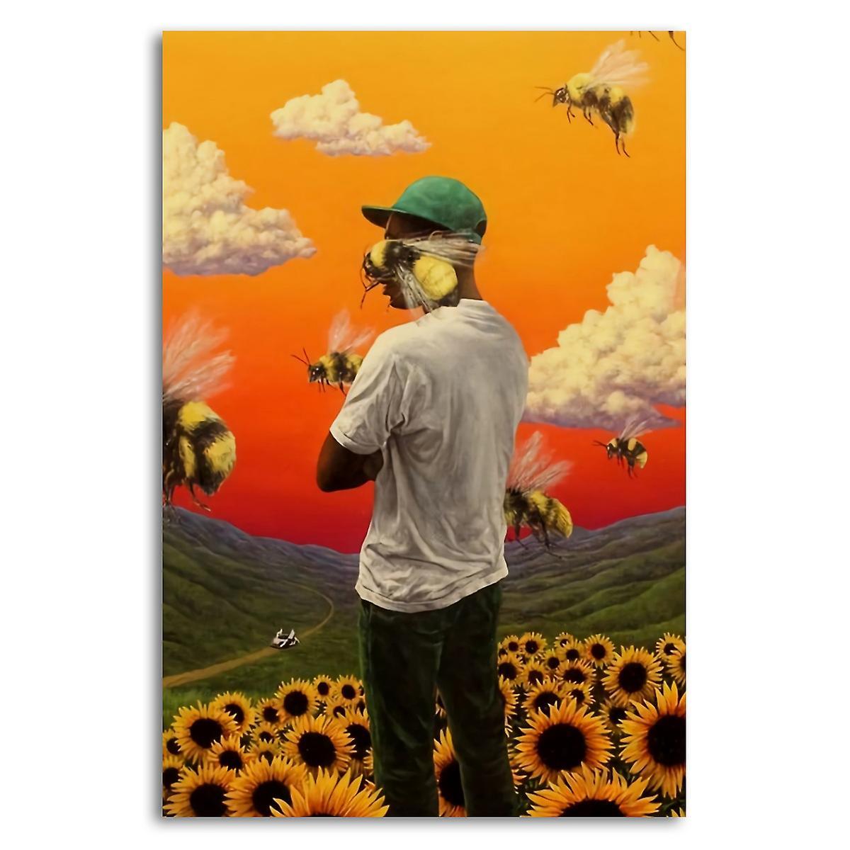 Gamurry Tyler the Creator Flower Boy Album Cover Poster Cover Canvas Poster Bedroom Sports Landscape Office Room Perfect for any Room Decor Gift  P...