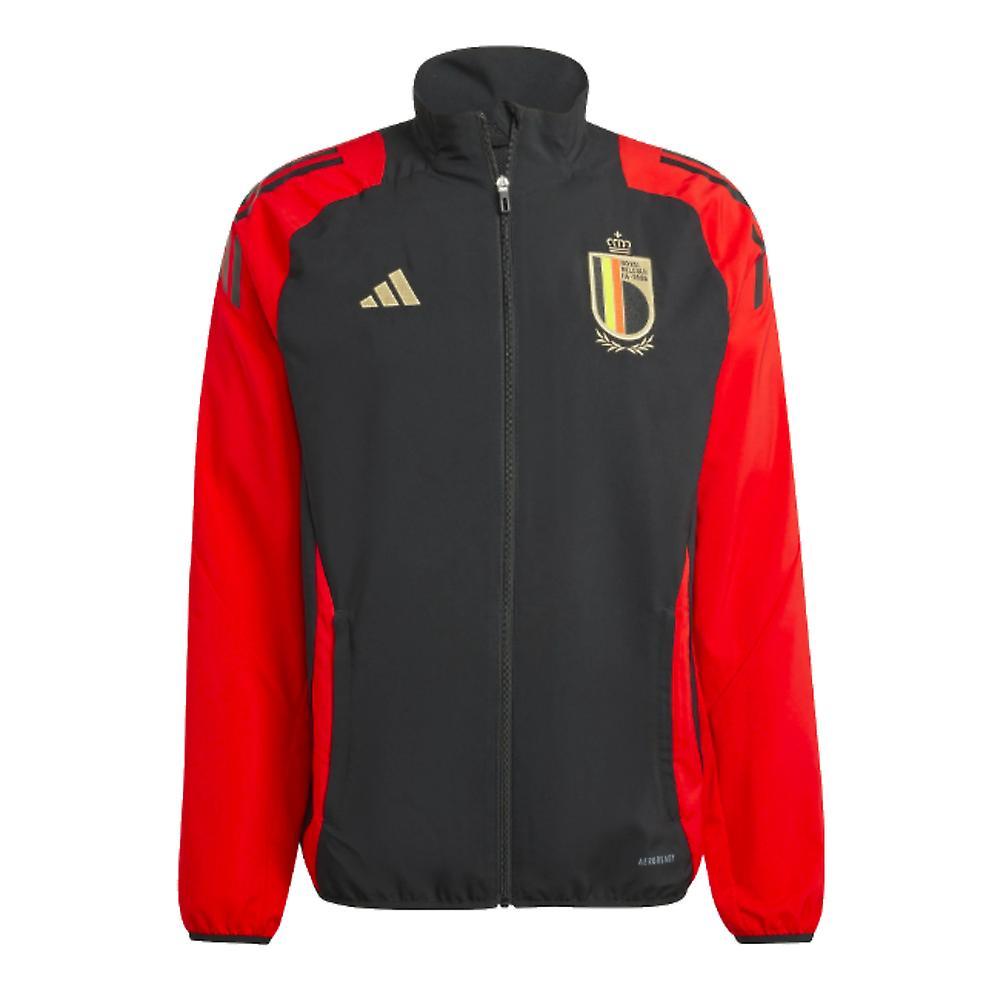 Adidas 2024-2025 Belgium Presentation Jacket (Black) XXXL 48-50 inch Chest