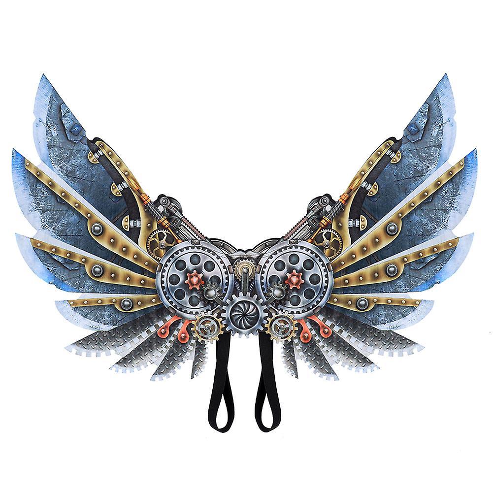 Unbrand Burning Man Carnival Party Unique Adult Decoration Steam Punk Wings Costume Halloween Steampunk Accessories Childrens