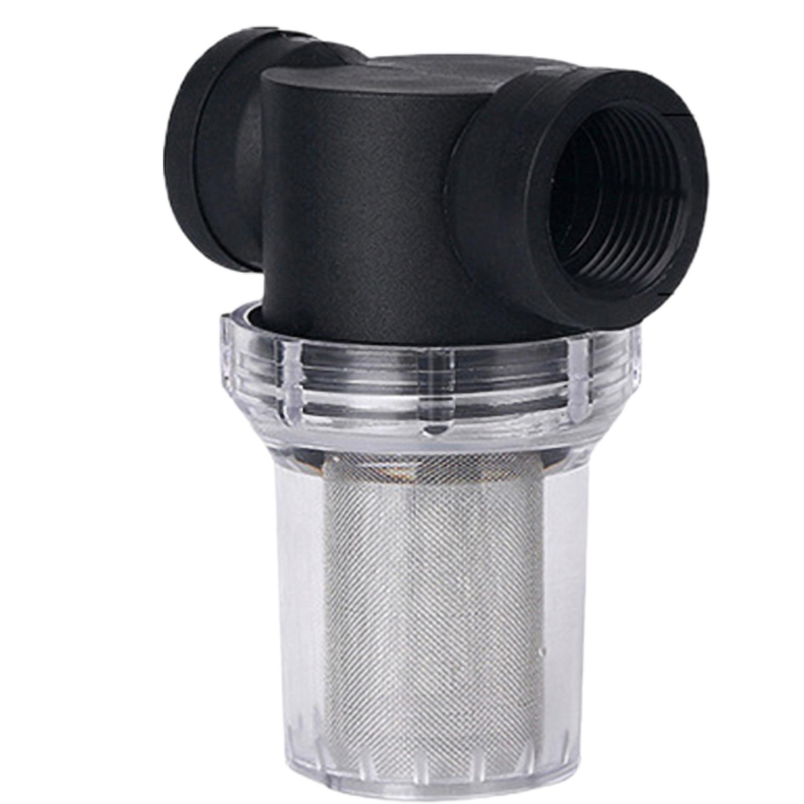 Abracing Garden Pond 20mm/25mm/32mm Inline Mesh Strainer Water Pump Irrigation High Flow Pipeline Filter 32mm 180 UM