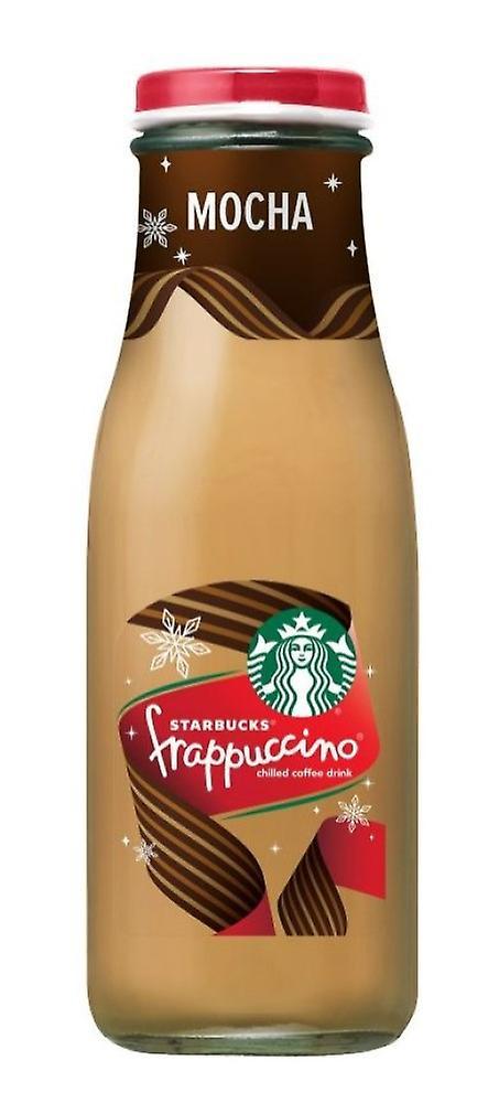 Starbucks Frappuccino Mocha Chilled Coffee Drink 13.7 oz. Bottle, 1 Single Glass Bottle