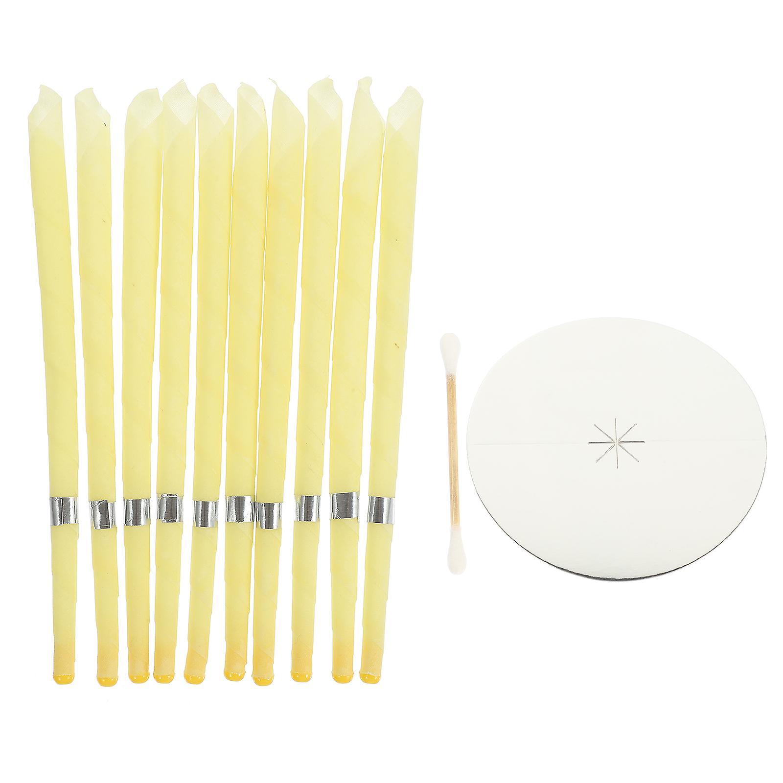 Tinksky Home Tool Set Ear Wax Candles Ear Cleaning Ear Wax Removal Kit Ear Wax Candles Kit Ear Wax Removal Candle Adults 23X1.5cm