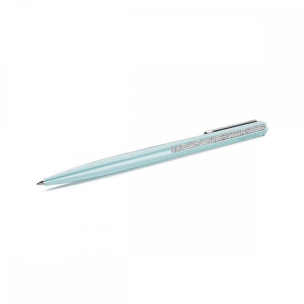 Swarovski Crystal Shimmer Blue Lacquered Chrome Plated Ballpoint Pen 5678190