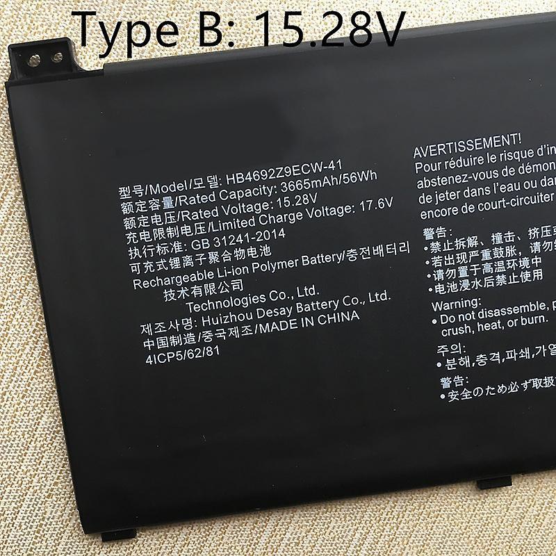 Dinoply Hb4692z9ecw-41 Laptop Battery For Huawei Matebook D14-53010tvs,magicbook 14 Hb4692z9ecw-22a Nbb-wah9p Nbl-waq9h Wfh9 Wfq9 Wai9