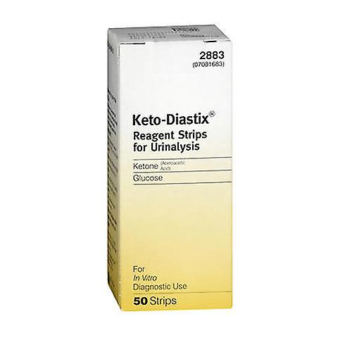 Keto-Diastix Reagent Strips For Urinalysis, 50 Each (Pack Of 1)