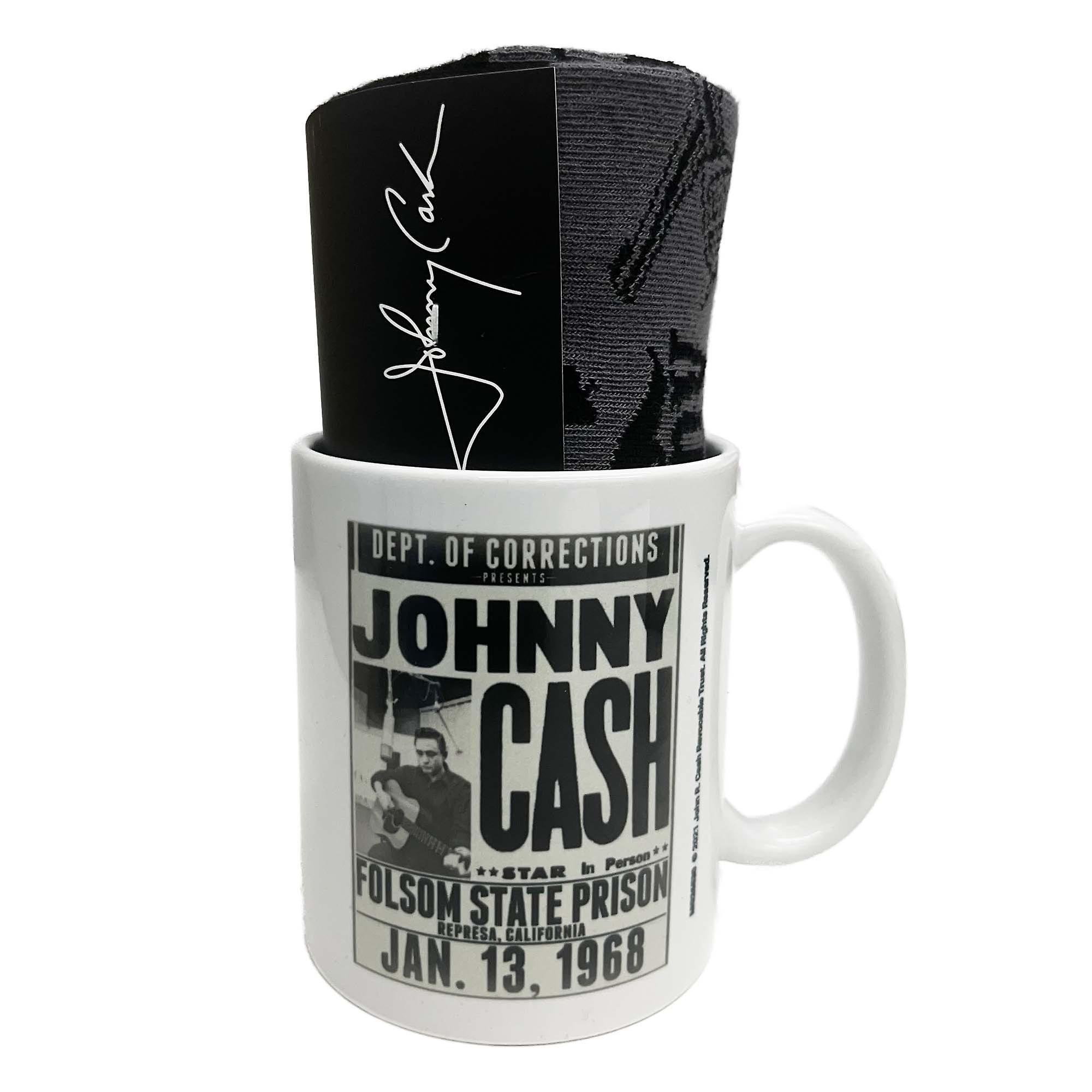 Johnny cash exclusive gift set | socks in a mug | official merch