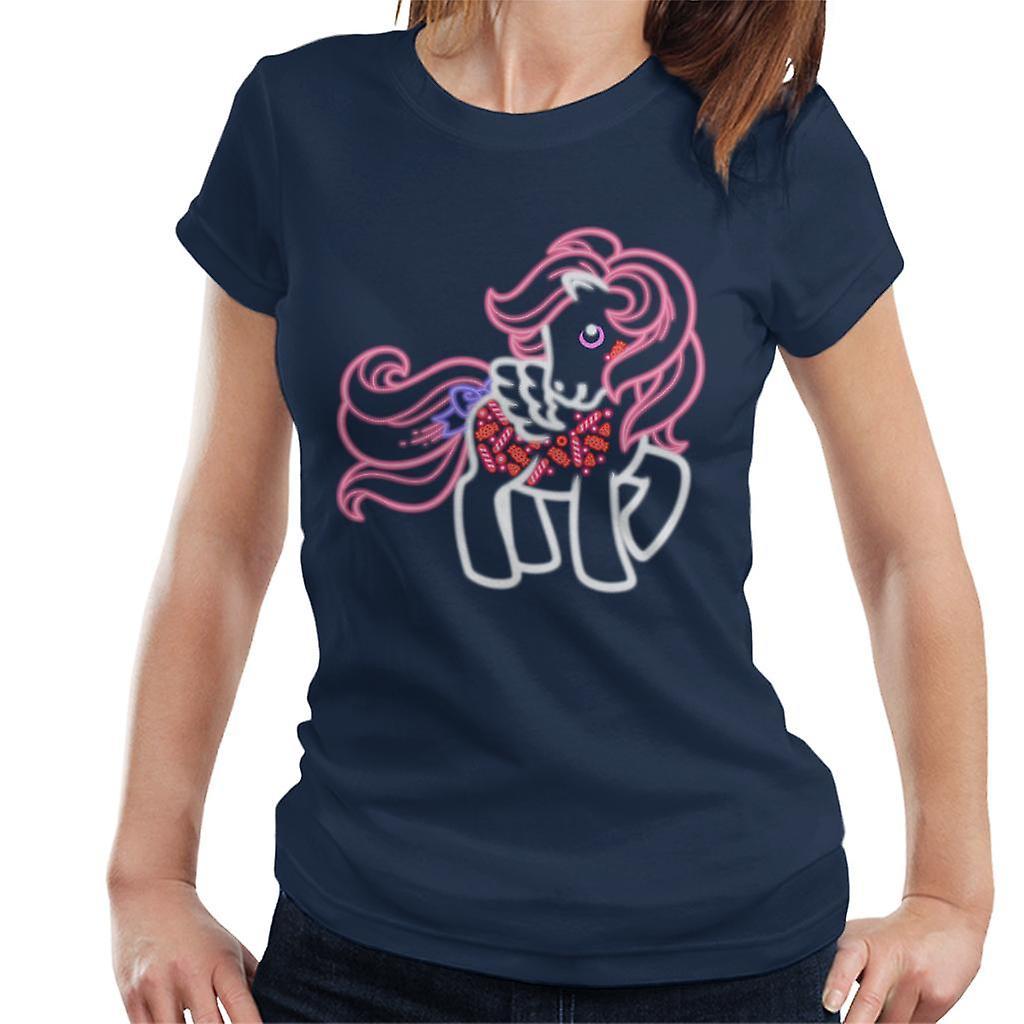 My Little Pony Neon Sweetie Women's T-Shirt Navy Blue X-Large