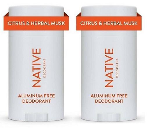 Native Citrus & Herbal Musk Deodorant 2 Pack