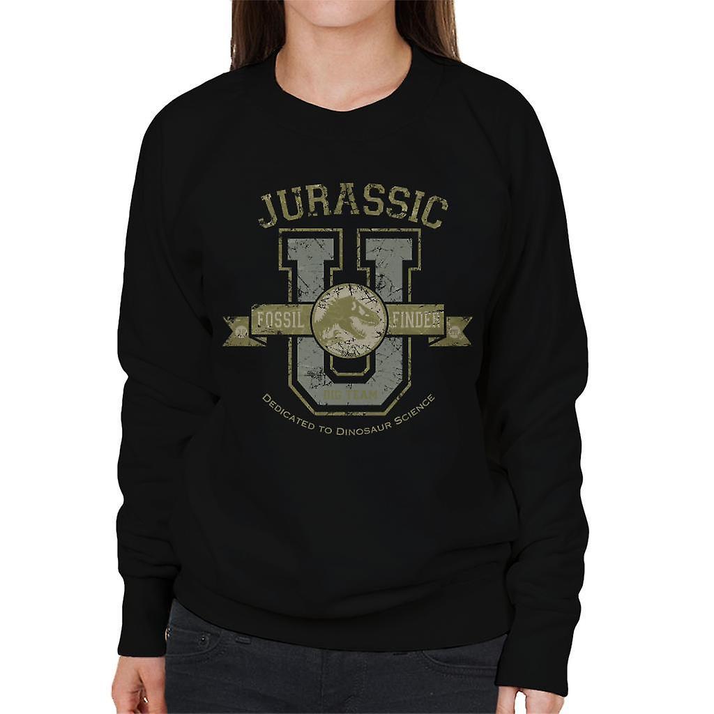 Jurassic Park Fossil Finder Dig Team Women's Sweatshirt Black Large