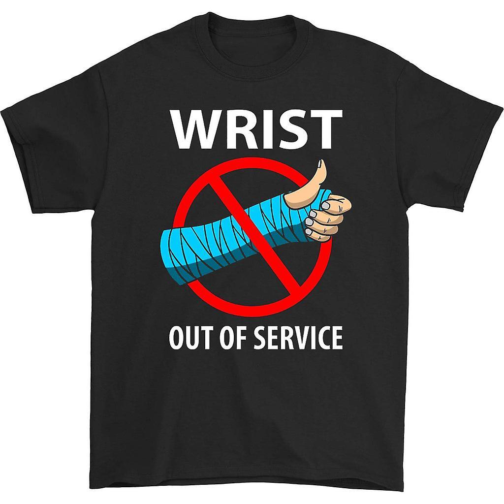 HISHARK Wrist out of service 90s t-shirt black L